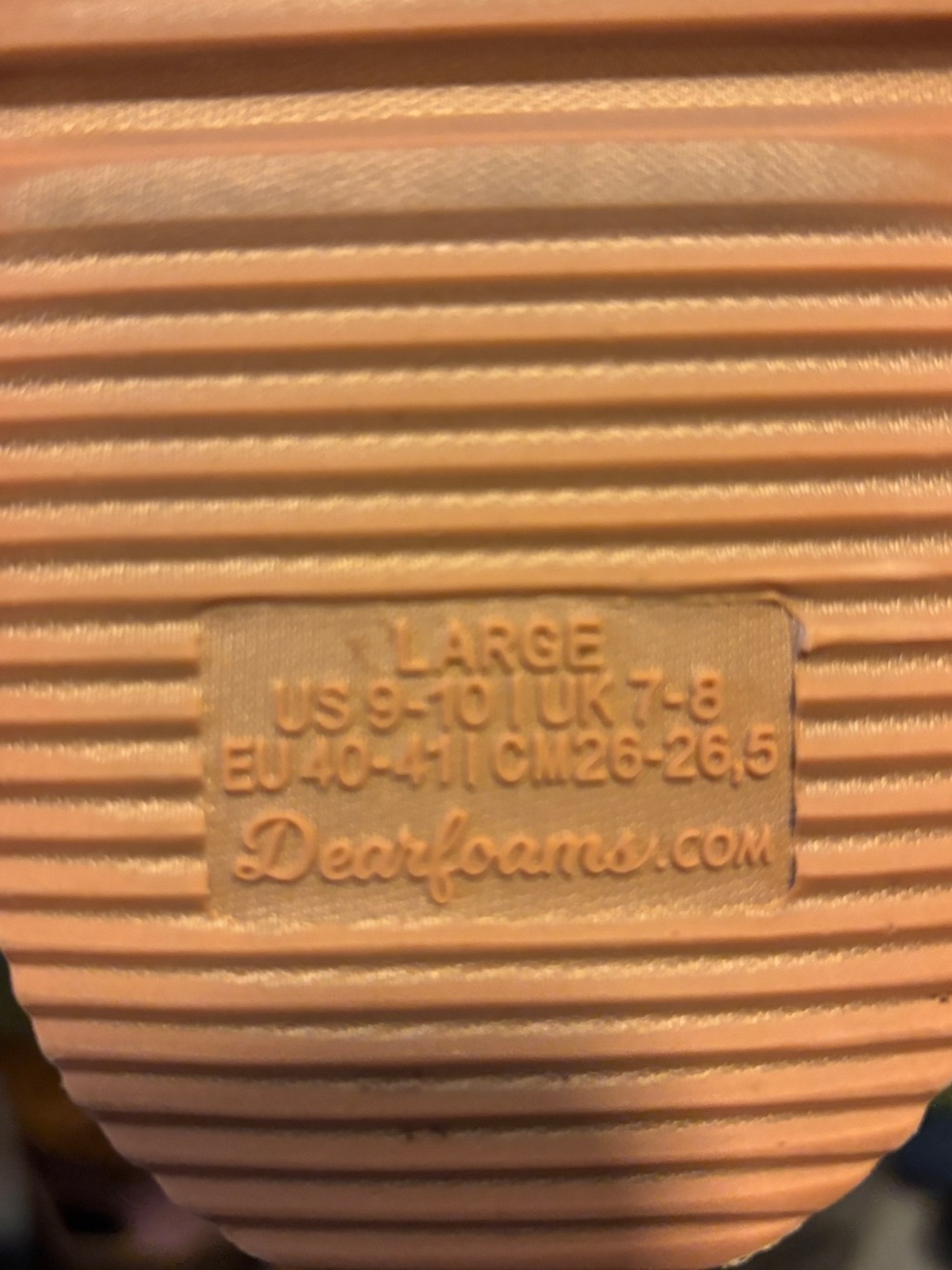 Dearfoams Women's Memory Foam Clog Slippers size 9-10 - Picture 6 of 6